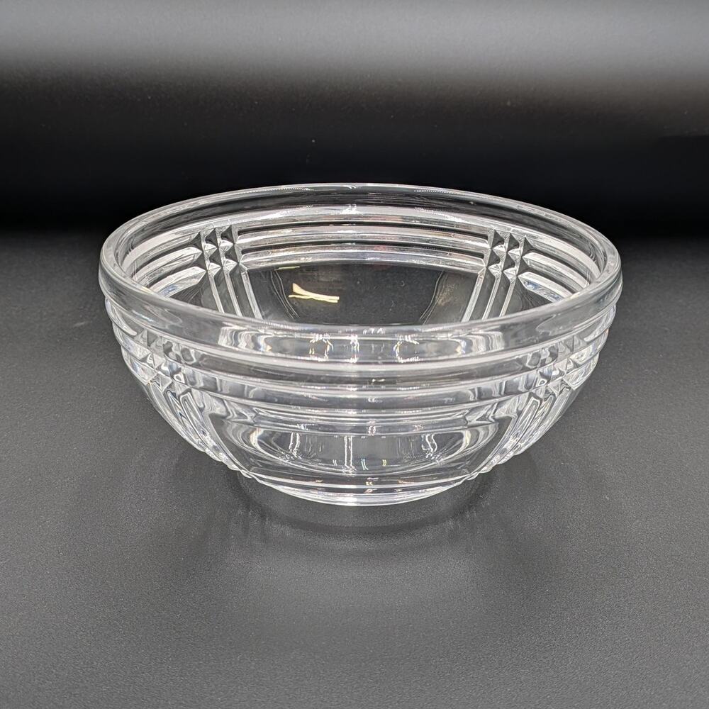 Vintage Ralph Lauren Glen Plaid 5.75" Crystal Bowl